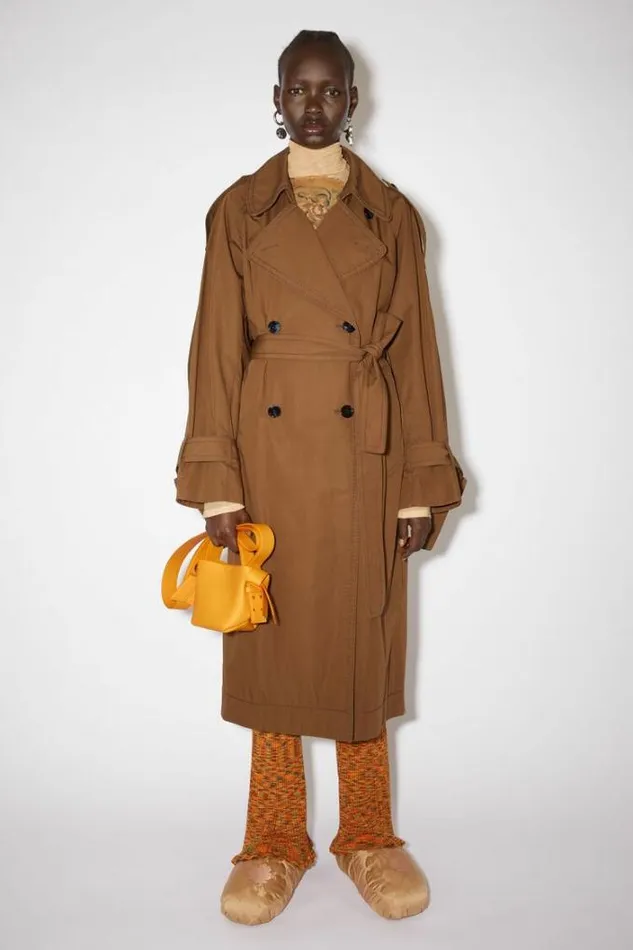 Acne Studios Bags Woman Musubi Micro Tote Pumpkin Orange