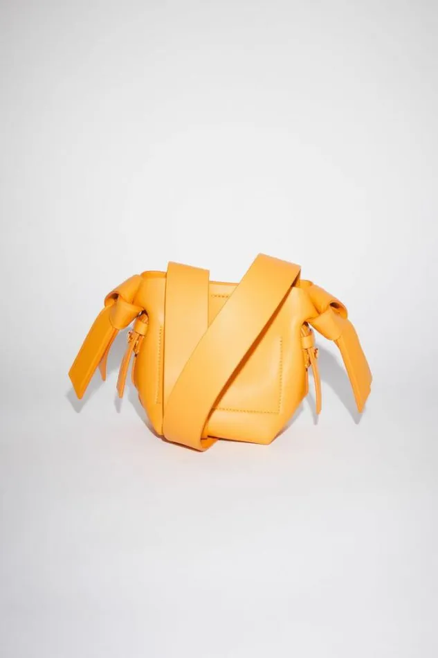 Acne Studios Bags Woman Musubi Micro Tote Pumpkin Orange