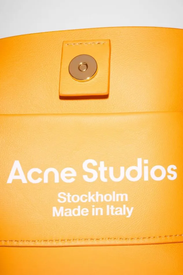 Acne Studios Bags Woman Musubi Micro Tote Pumpkin Orange