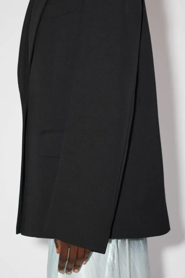 Acne Studios Outerwear Woman Singlebreasted Jacket Black