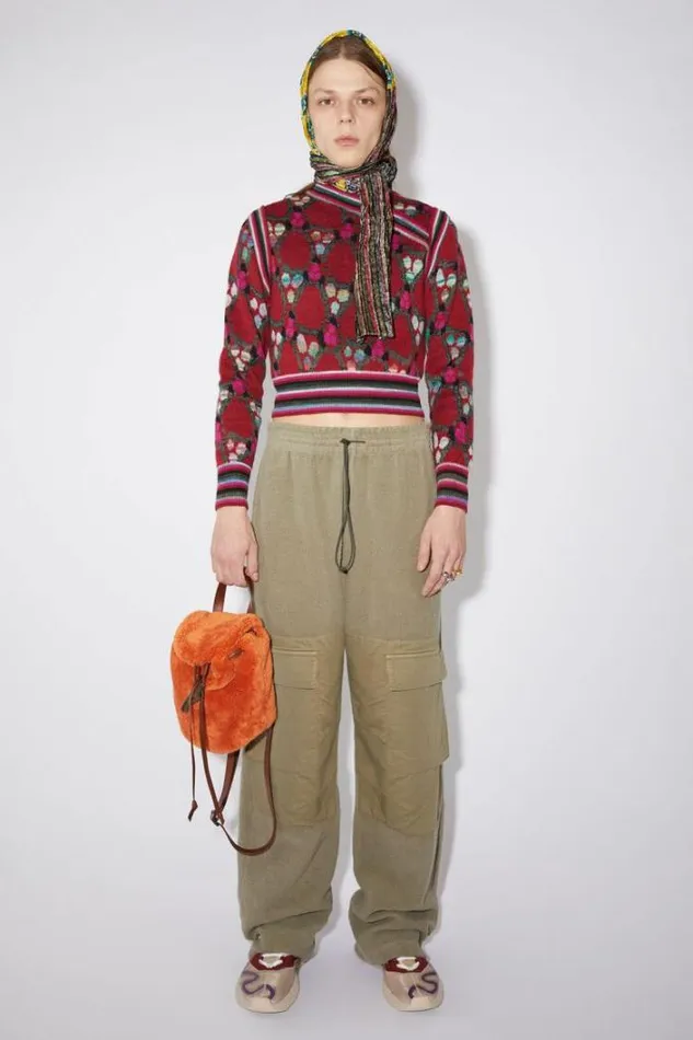 Acne Studios Shoes Man Ribbon Logo Laceup Sneakers Multi Beige