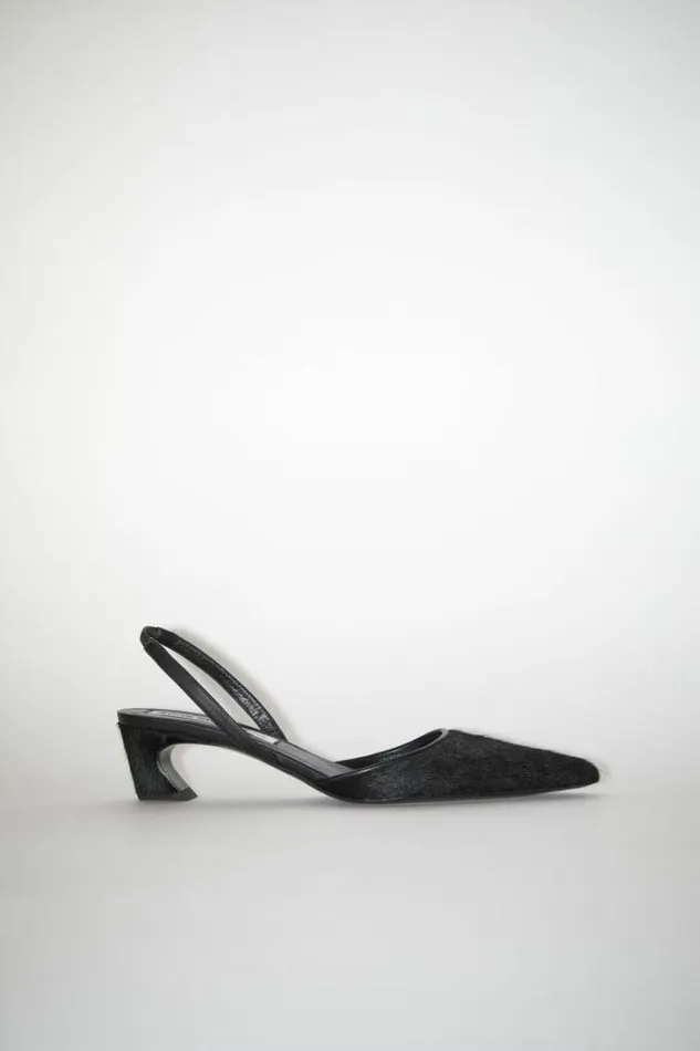 Acne Studios Shoes Woman Slingback Shoes Black