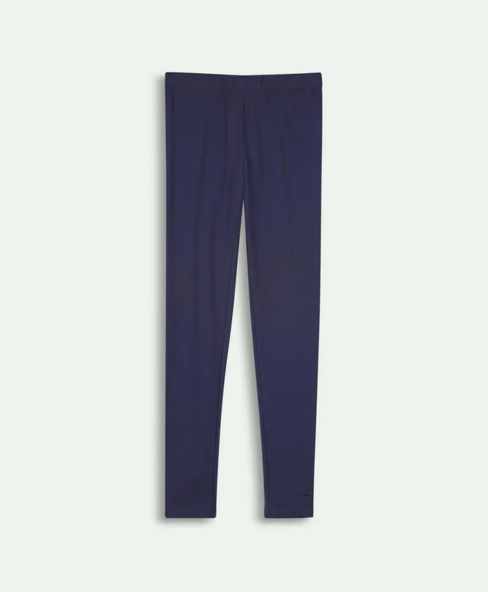 Bottoms Kids Brooks Brothers Girls Stretch Cotton Leggings Navy