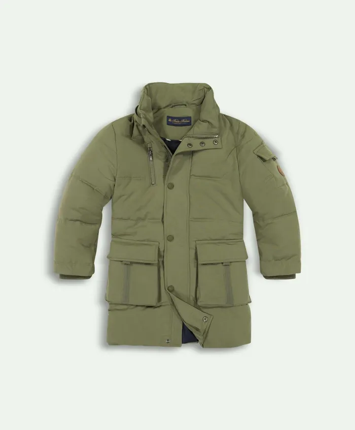 Coats andamp Jackets Kids Brooks Brothers Boys Parka Jacket Olive