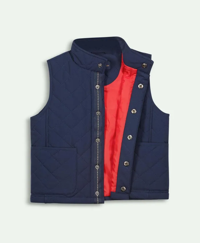 Coats andamp Jackets Kids Brooks Brothers Boys Quilted Vest Navy