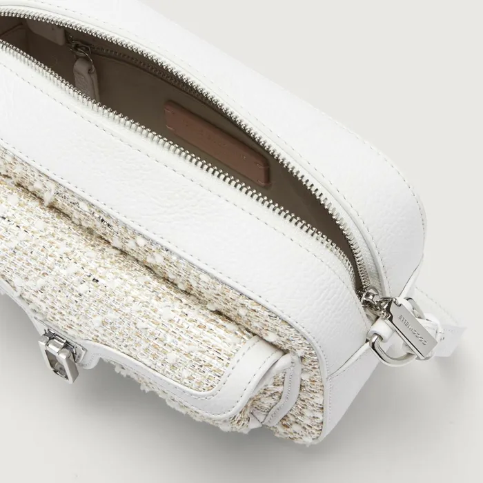 Coccinelle Crossbody Bags Beat Snowflakes Woven Small Multi Silbrwh 8211 Women