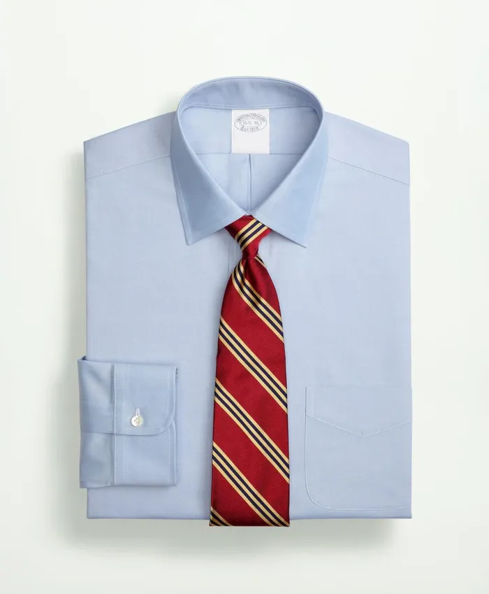 Dress Shirts Men Brooks Brothers Stretch Supima Cotton NonIron Pinpoint Oxford Ainsley Collar Dress Shirt Light Blue Dress Shirts Men Brooks Brothers Stretch Supima Cotton NonIron Pinpoint Oxford Ainsley Collar Dress Shirt Light Blue