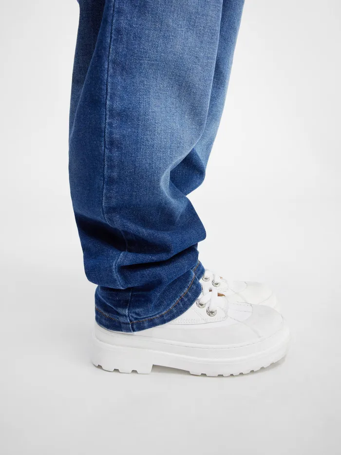 JACQUEMUS Accessories and Shoes Workwear Boots In Leather And Rubber White 8211 Kids