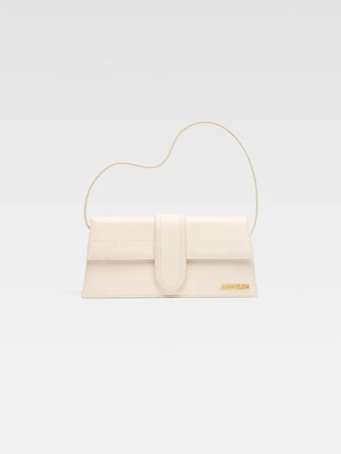 JACQUEMUS Bambinos Long Flap Bag Light Ivory 8211 Women