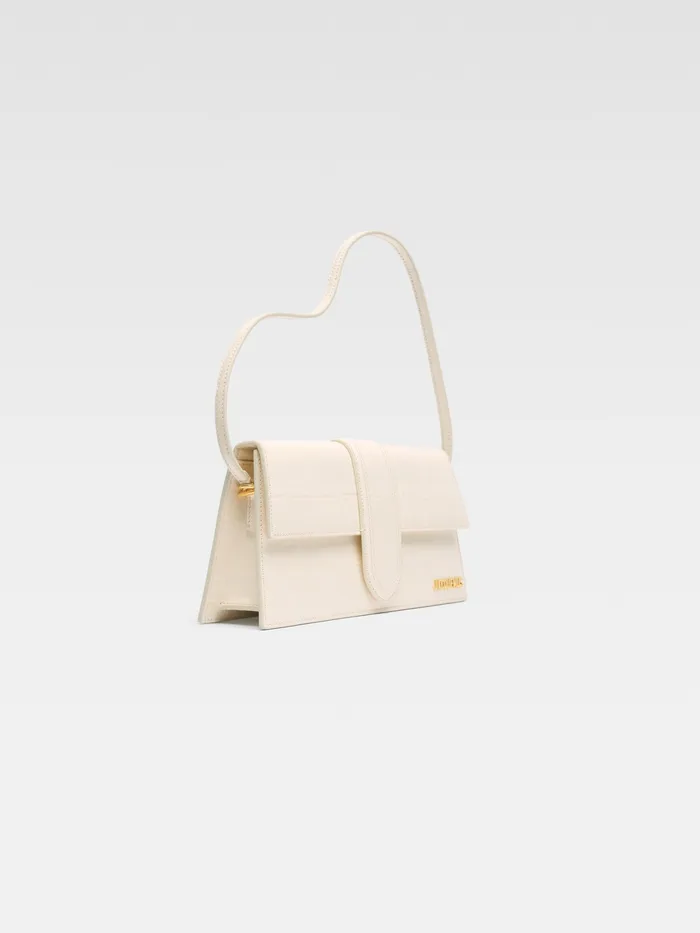 JACQUEMUS Bambinos Long Flap Bag Light Ivory 8211 Women