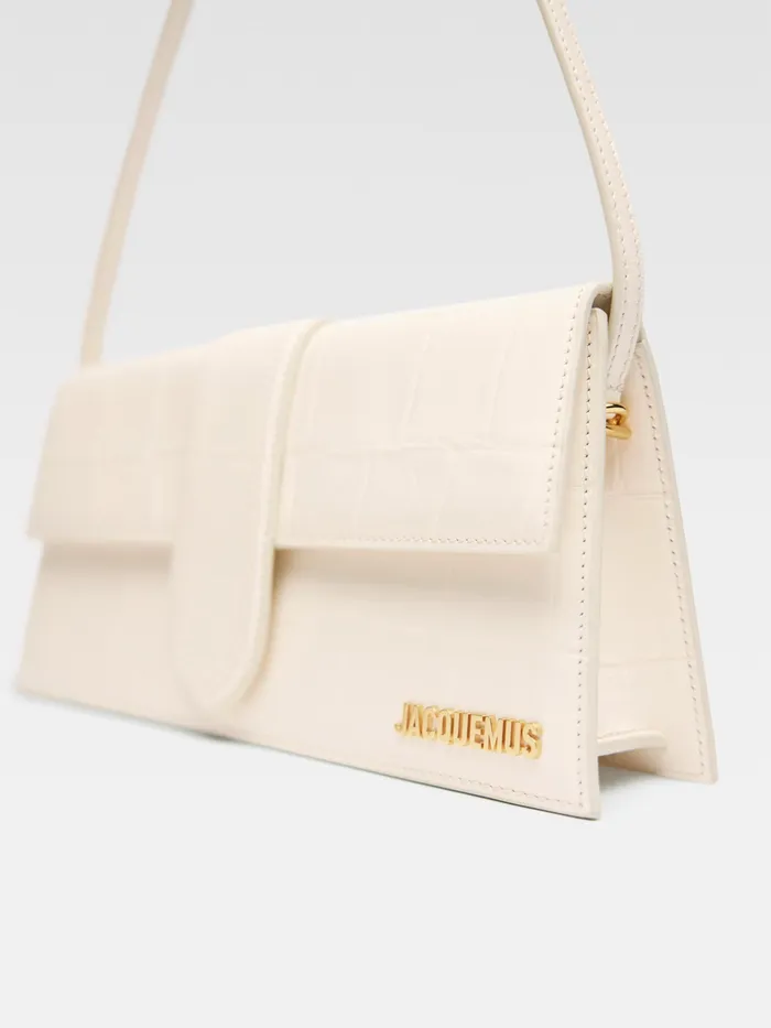 JACQUEMUS Bambinos Long Flap Bag Light Ivory 8211 Women