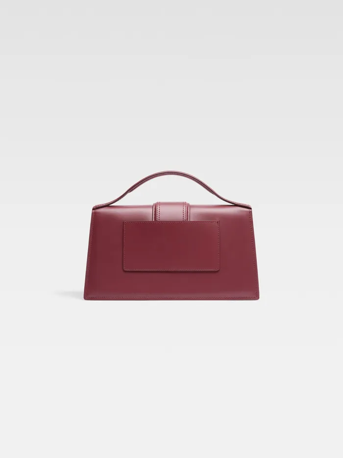 JACQUEMUS Crossbody and Handbags Large Flap Bag Dark Burgundy 8211 Women