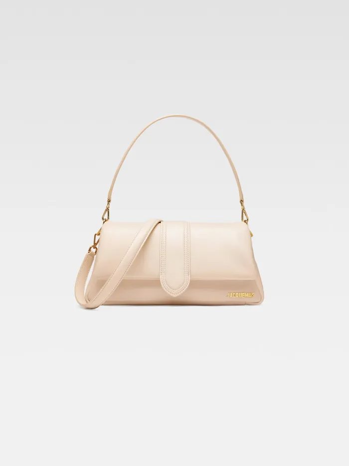 JACQUEMUS Crossbody and Handbags Puffed Flap Bag Light Beige 8211 Women