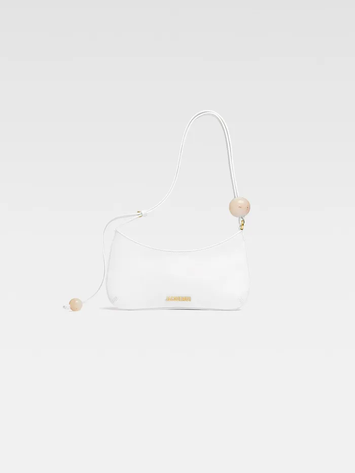 JACQUEMUS Shoulder Bags Beaded Shoulder Bag White 8211 Women
