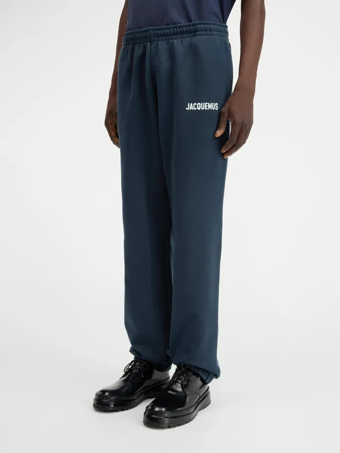 JACQUEMUS Sweatshirts and Joggings Logo Printed TrackPants Dark Navy 8211 Men
