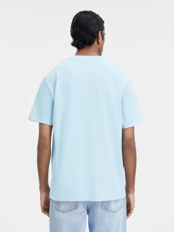 JACQUEMUS Tshirts Grosgrain Logo TShirt Light Blue 8211 Men