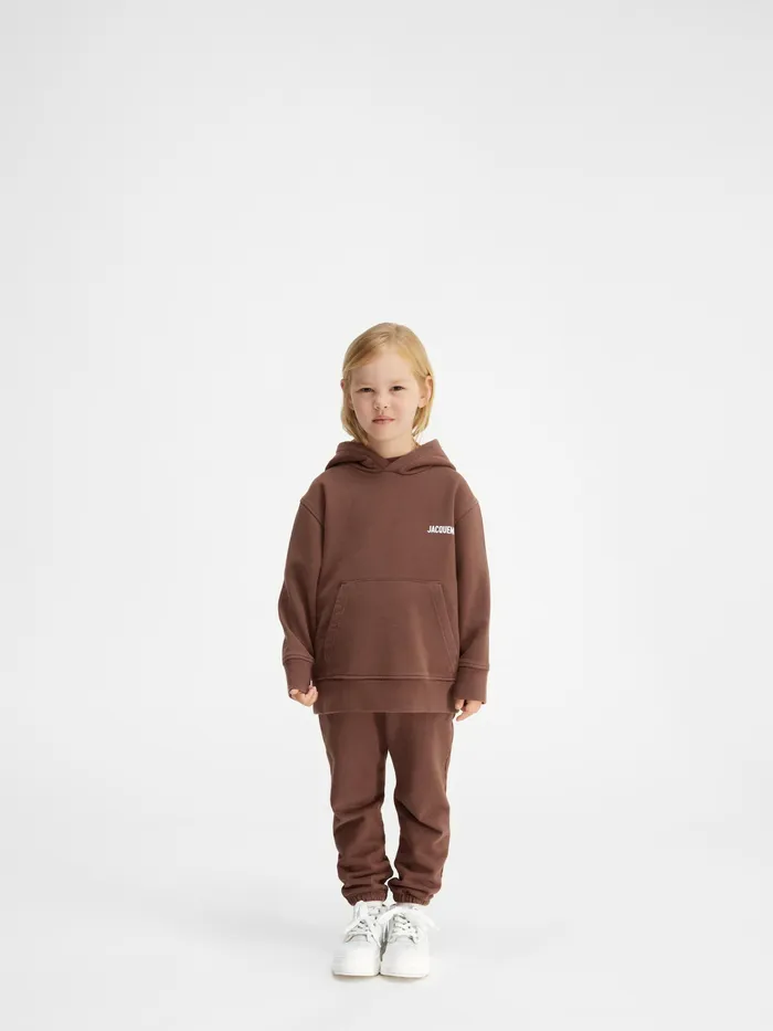 JACQUEMUS Tops Hoodie Dark Brown 8211 Kids