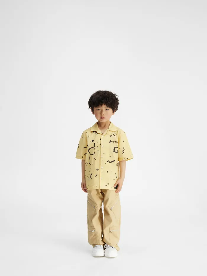 JACQUEMUS Tops InkPrinted ShortSleeve Shirt Print Summer Kids 8211 Kids