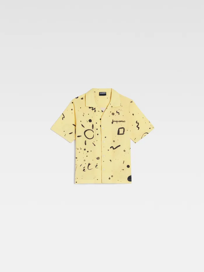 JACQUEMUS Tops InkPrinted ShortSleeve Shirt Print Summer Kids 8211 Kids