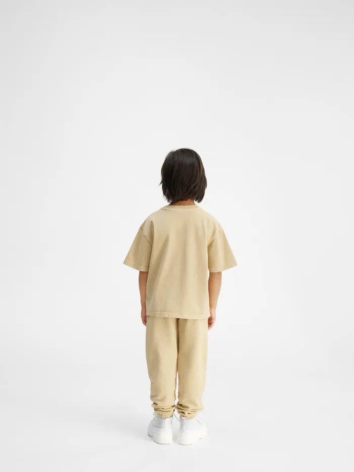 JACQUEMUS Tops Logo TShirt Dark Beige 8211 Kids