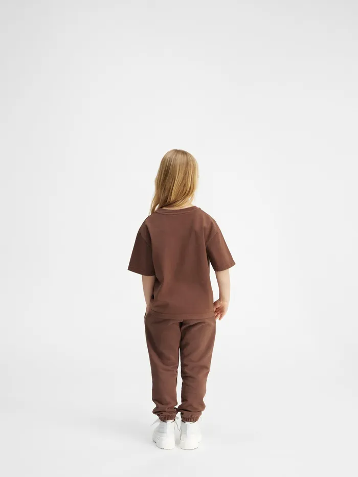 JACQUEMUS Tops Logo TShirt Dark Brown 8211 Kids