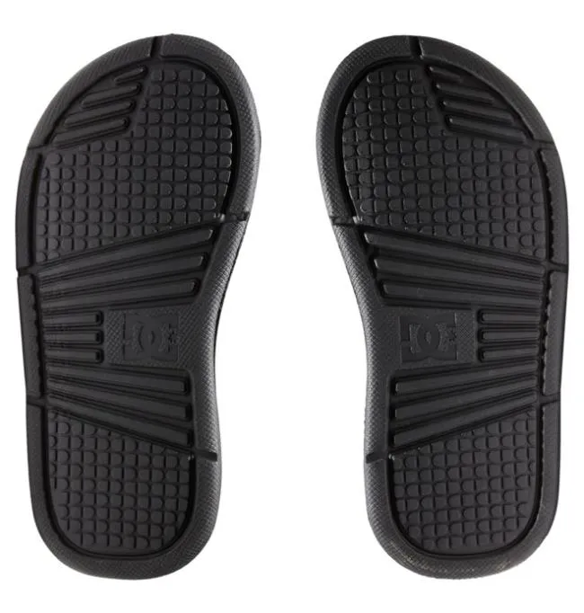 Kids Slides DC Kids039 Bolsa Slides BlackWhite Kids Slides DC Kids039 Bolsa Slides BlackWhite