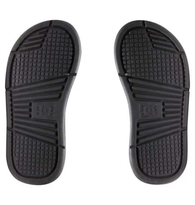 Kids Slides DC Kids039 Bolsa Slides Grey Camo Kids Slides DC Kids039 Bolsa Slides Grey Camo
