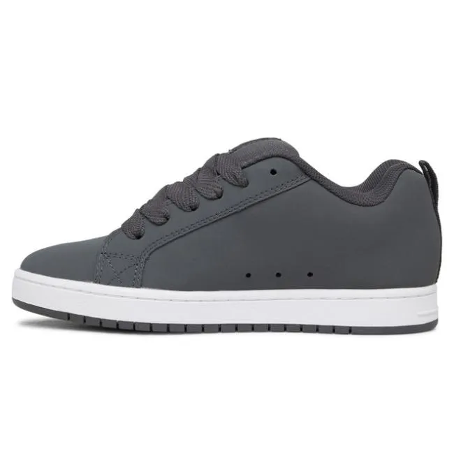 Men Essentials DC Men039s Court Graffik Shoes Dk GreyBlackWhite Men Essentials DC Men039s Court Graffik Shoes Dk GreyBlackWhite