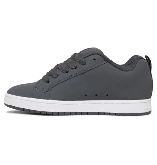 Men Essentials DC Men039s Court Graffik Shoes Dk GreyBlackWhite Men Essentials DC Men039s Court Graffik Shoes Dk GreyBlackWhite