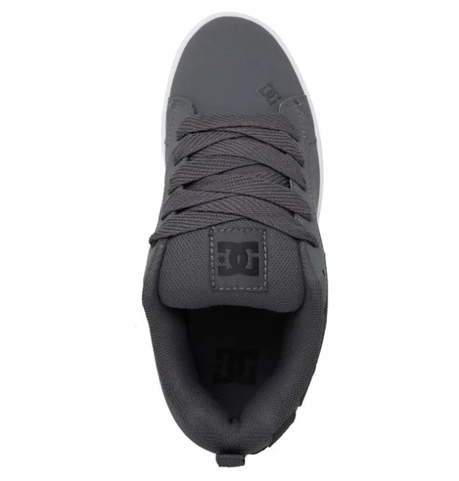 Men Essentials DC Men039s Court Graffik Shoes Dk GreyBlackWhite Men Essentials DC Men039s Court Graffik Shoes Dk GreyBlackWhite