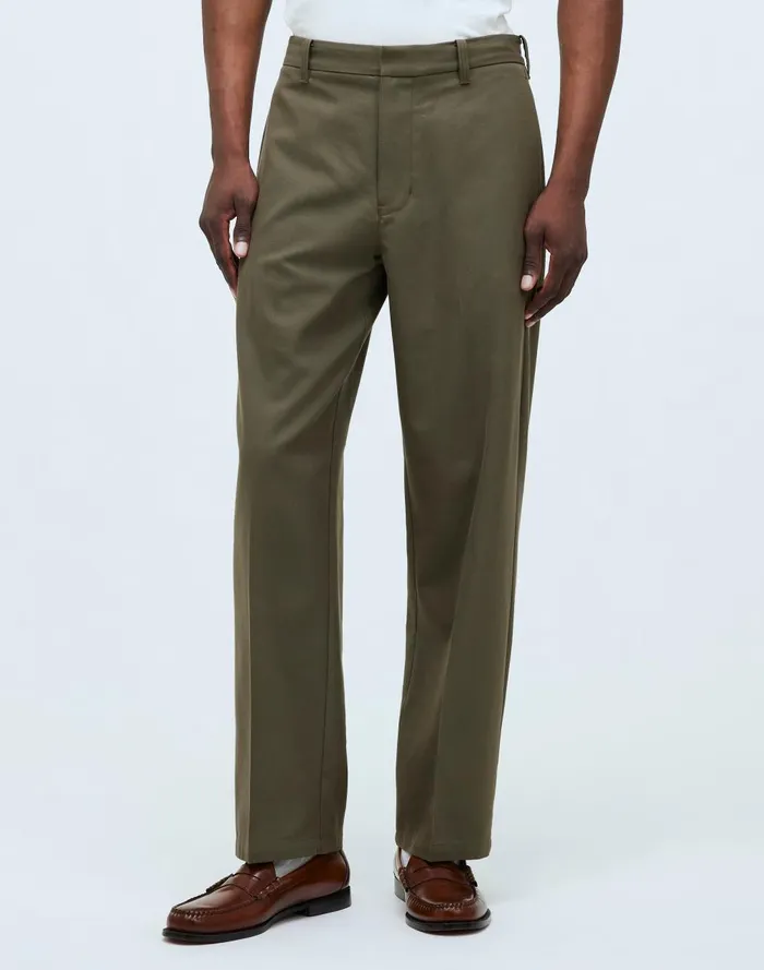 Men Pants Madewell CottonWool Blend Trousers