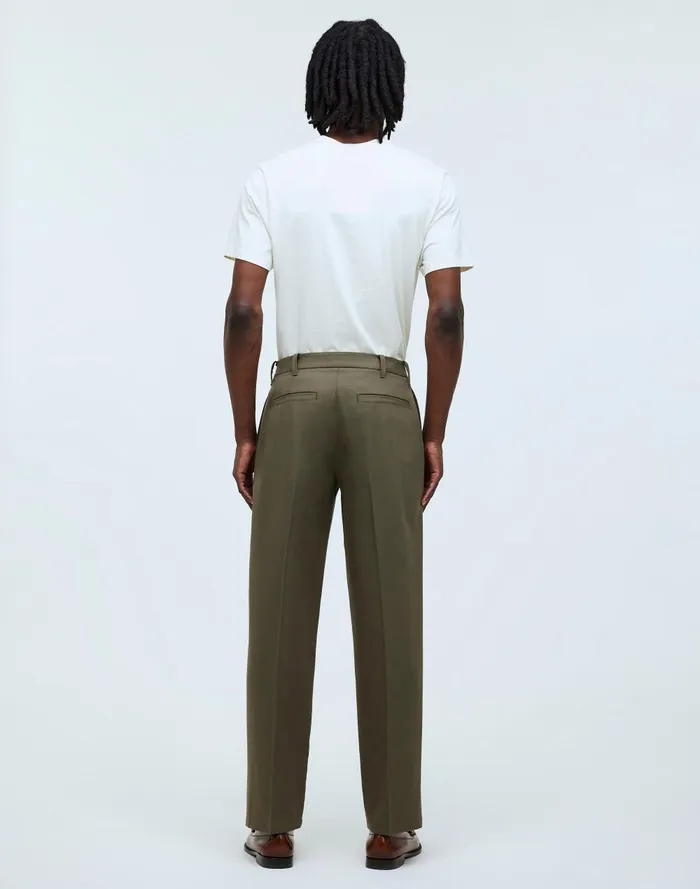 Men Pants Madewell CottonWool Blend Trousers