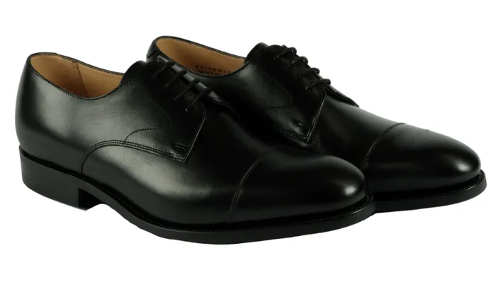 Morden 8211 Black Calf Mens Barker Shoes Derbys