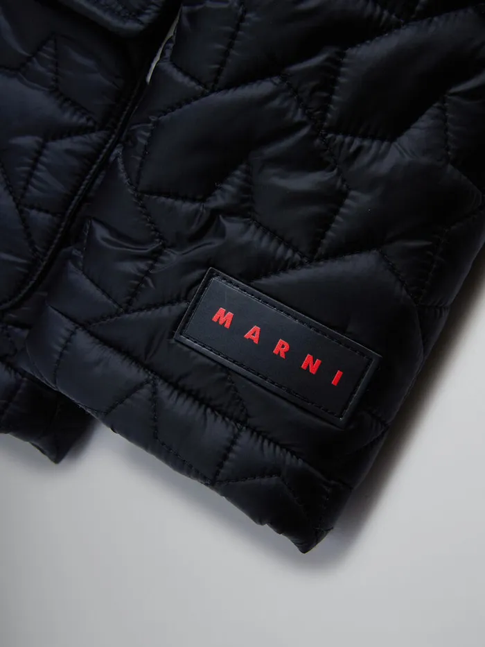 Padded Jacket With Stars And Teddy Inserts Kids Marni