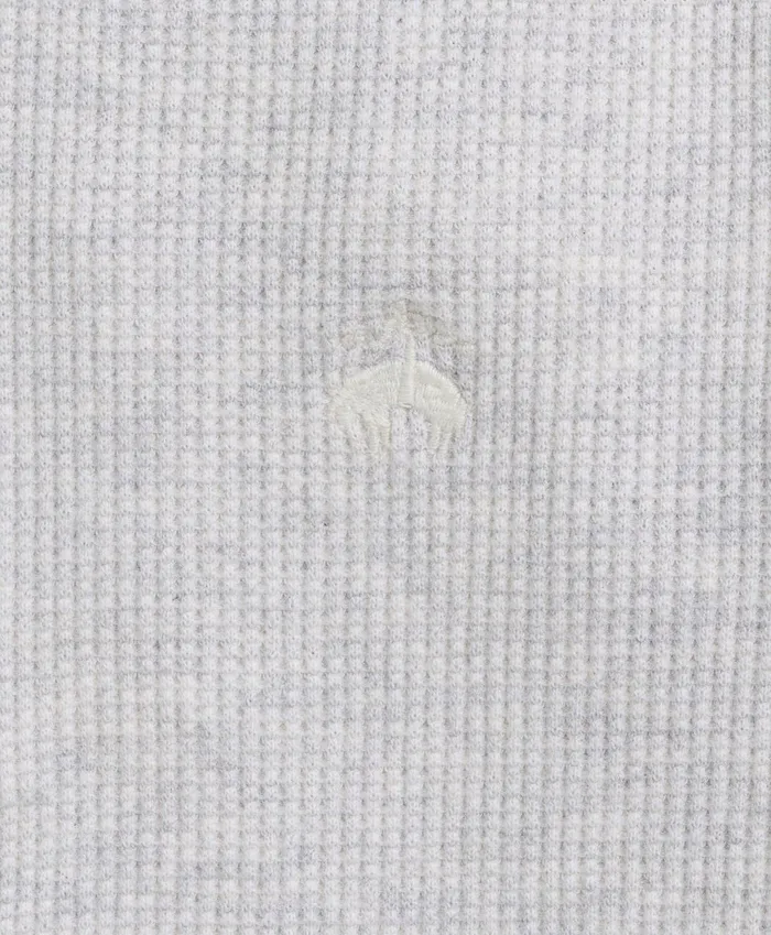 Polos TShirts andamp Sweats Kids Brooks Brothers Boys Stretch Cotton Waffle Henley Light Grey Heather