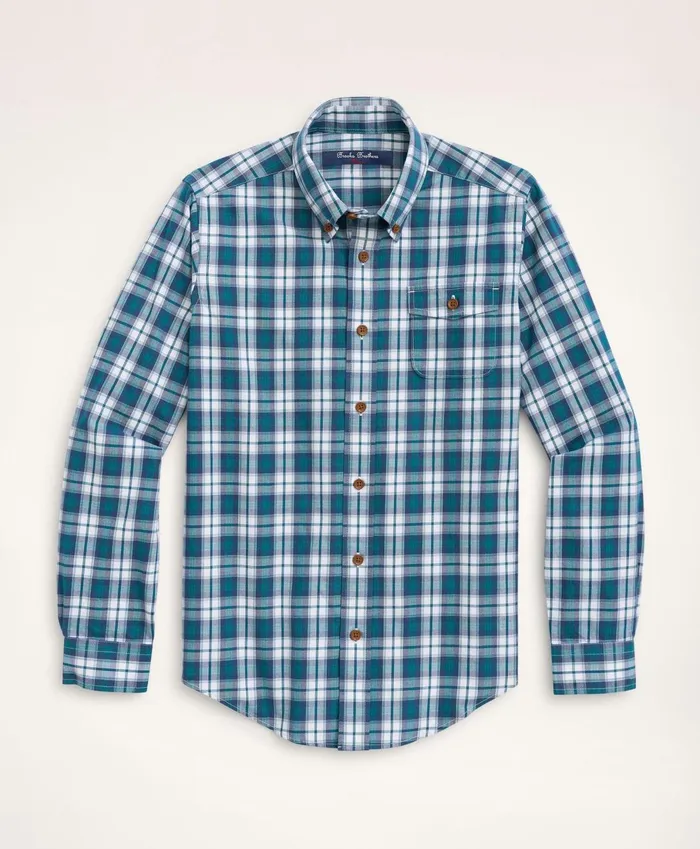 Shirts Kids Brooks Brothers Boys Brushed Twill Navy Check Sport Shirt Blue Multi Shirts Kids Brooks Brothers Boys Brushed Twill Navy Check Sport Shirt Blue Multi