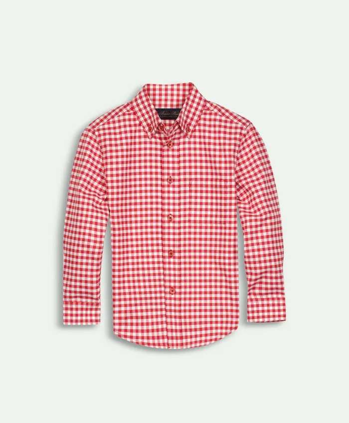 Shirts Kids Brooks Brothers Boys Cotton Oxford Gingham Sport Shirt Bright Red Shirts Kids Brooks Brothers Boys Cotton Oxford Gingham Sport Shirt Bright Red