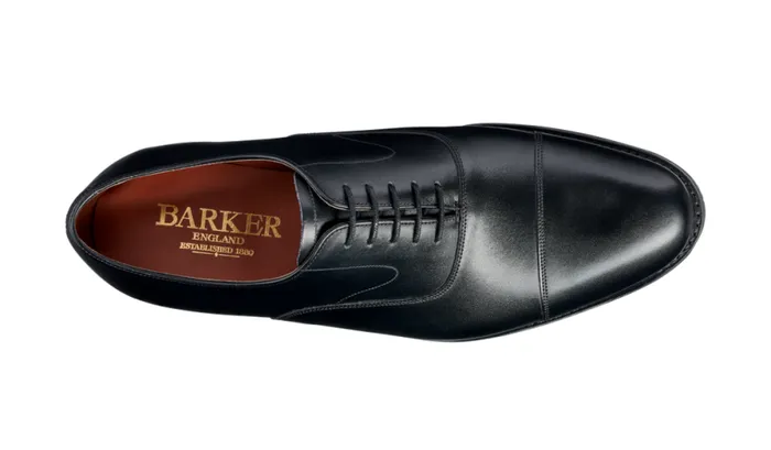 Stan 8211 Black Calf Mens Barker Shoes Oxfords