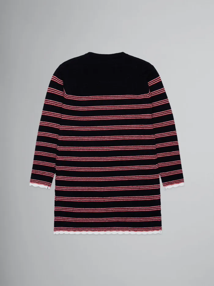 Striped Knitted Dress Kids Marni