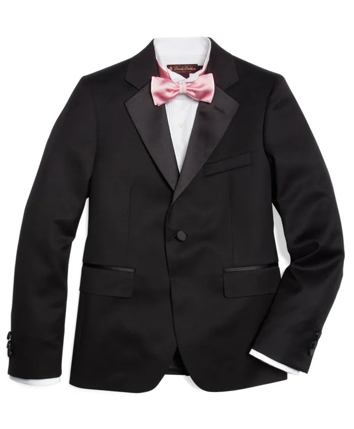 Suits andamp Sport Coats Kids Brooks Brothers Boys Prep OneButton Tuxedo Jacket Black Suits andamp Sport Coats Kids Brooks Brothers Boys Prep OneButton Tuxedo Jacket Black