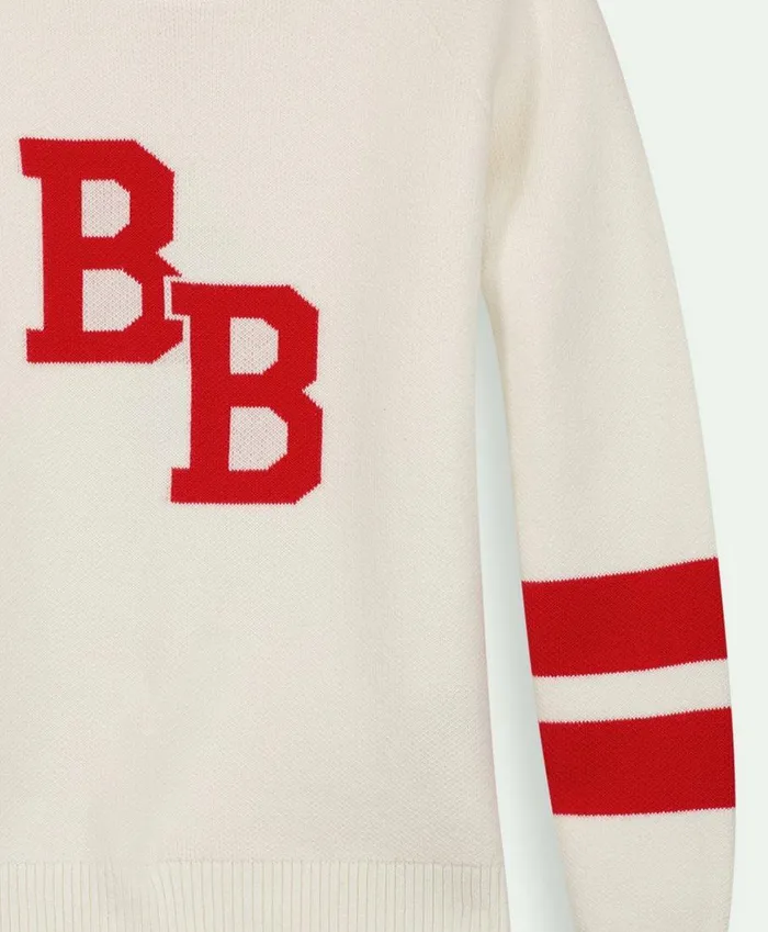 Sweaters Kids Brooks Brothers Boys Cotton Varsity Sweater Red