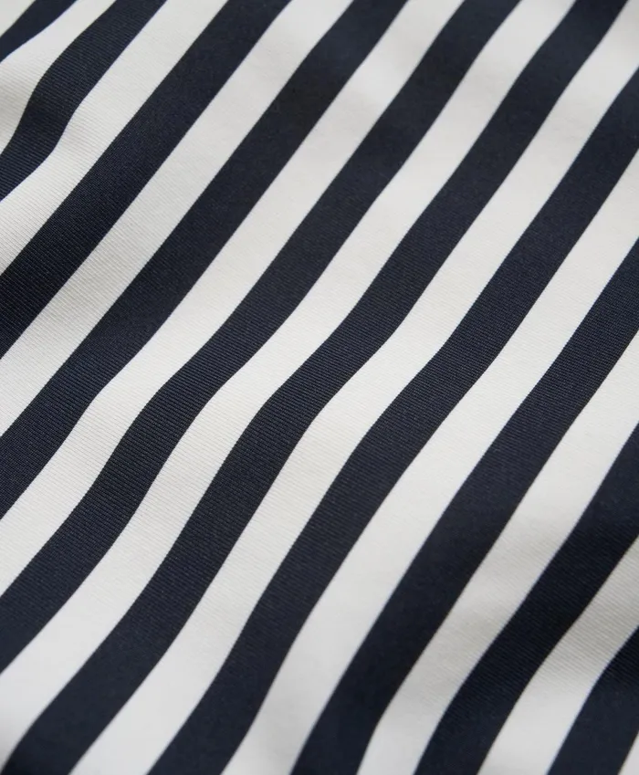 Swim Kids Brooks Brothers Girls Striped Ruffled 2Piece Swimsuit Navy