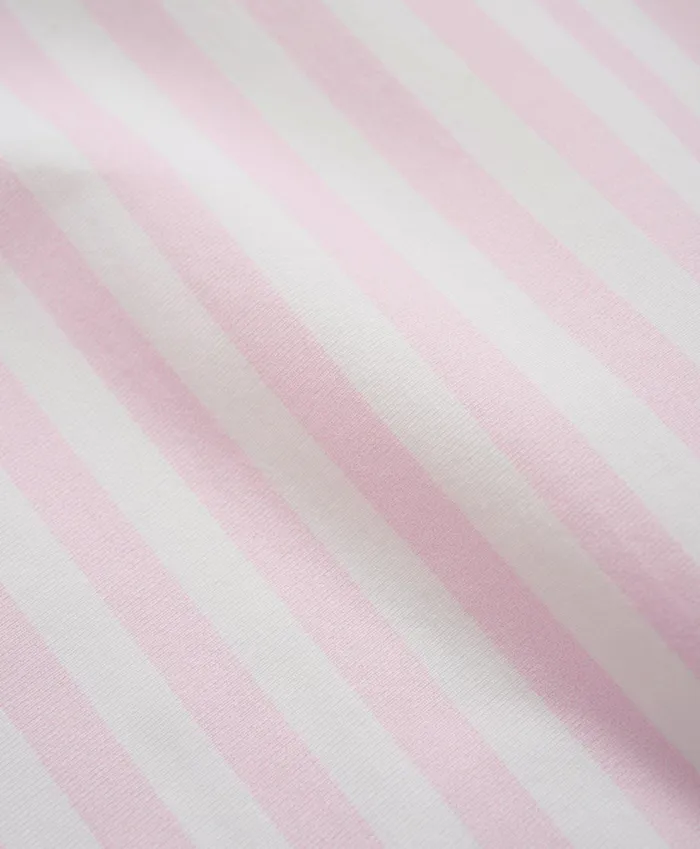 Swim Kids Brooks Brothers Girls Striped Swimsuit Pink