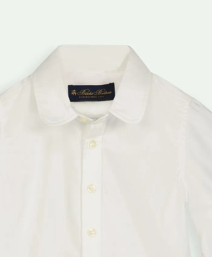 Tops Kids Brooks Brothers Girls Cotton Shirt White