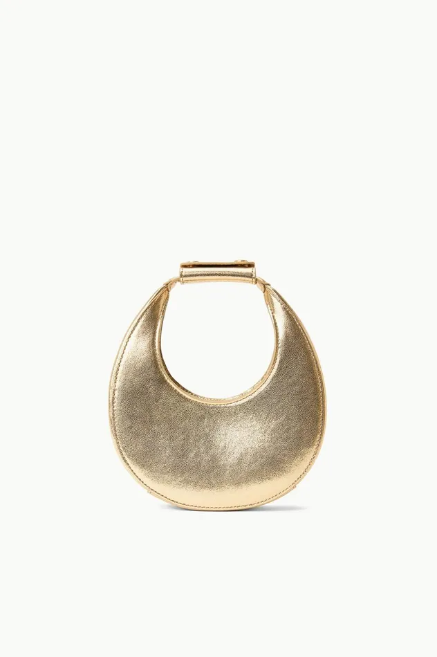 Women Crossbody STAUD STAUD GOOD NIGHT MOON BAG GOLD