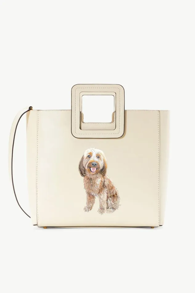 Women Custom Handbags STAUD STAUD CUSTOM SHIRLEY LEATHER BAG CREAM