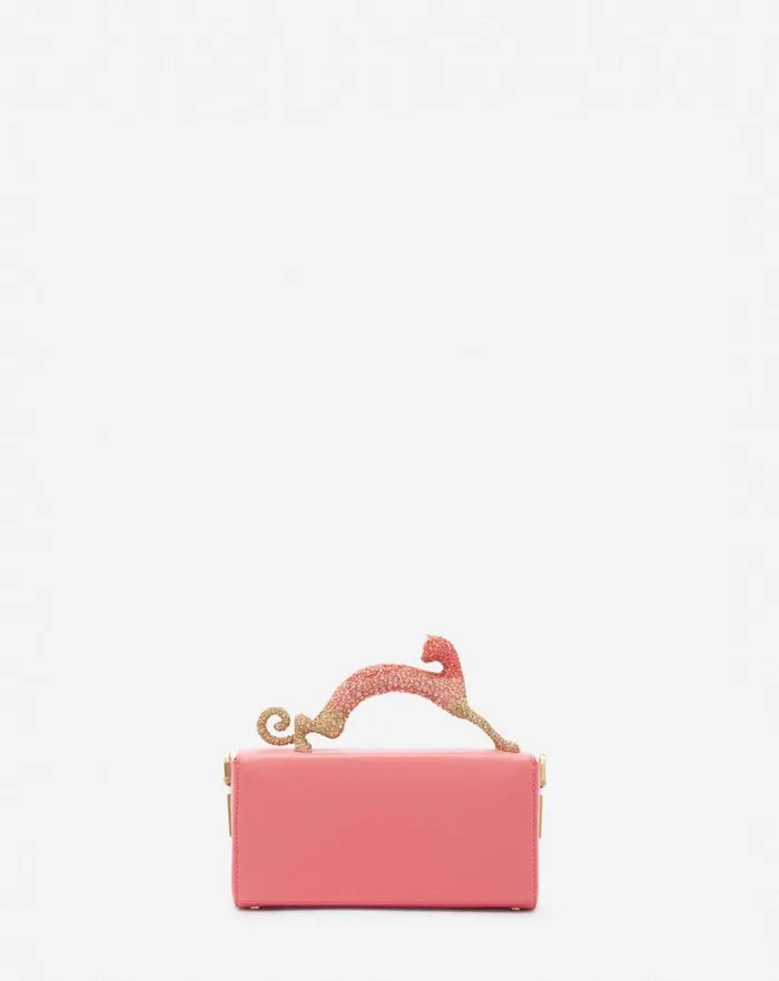 Women Lanvin Mini Bags and Clutches Nano Pencil Cat Bag In Leather And Rhinestones Venusdune Women Lanvin Mini Bags and Clutches Nano Pencil Cat Bag In Leather And Rhinestones Venusdune