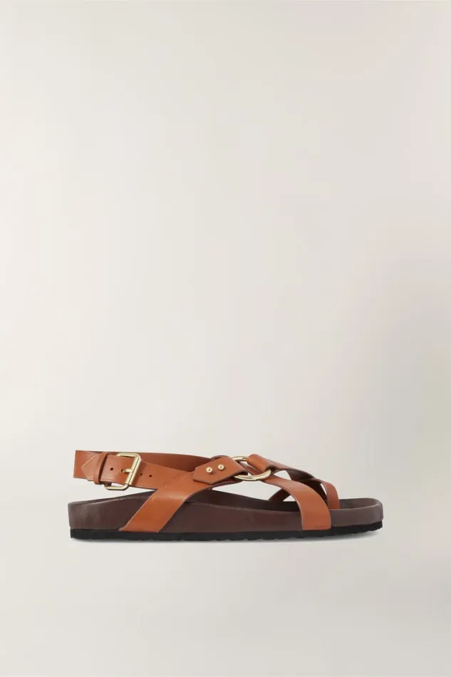 Women MEXICO SANDALS Cognac Soeur Shoes