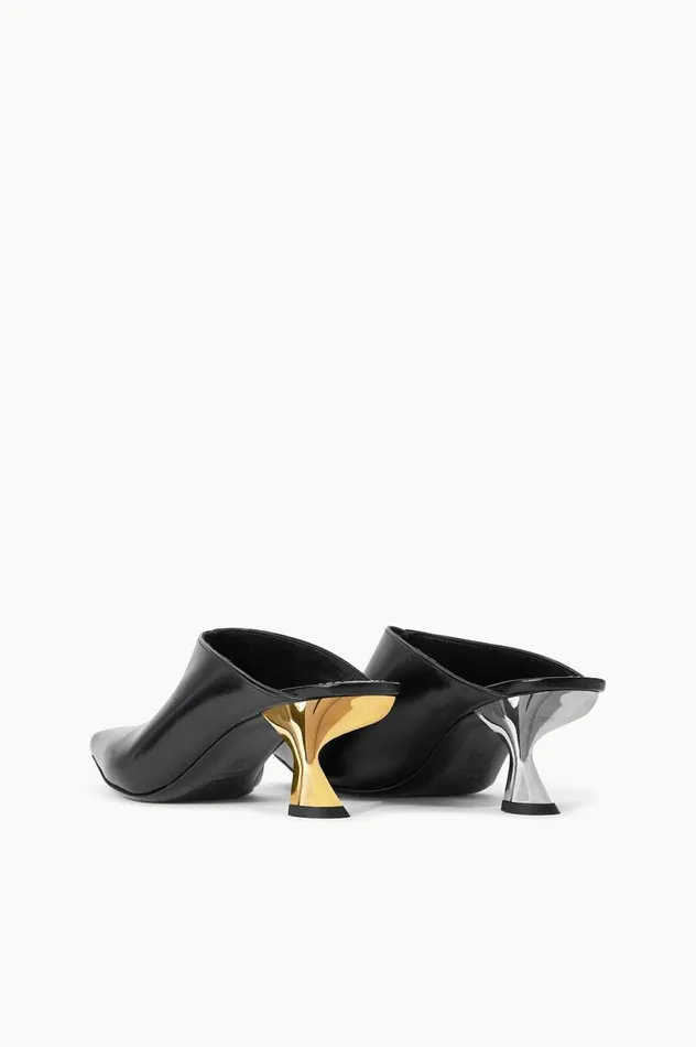 Women Mules and Flats STAUD STAUD JAX MULE BLACK METALS Women Mules and Flats STAUD STAUD JAX MULE BLACK METALS