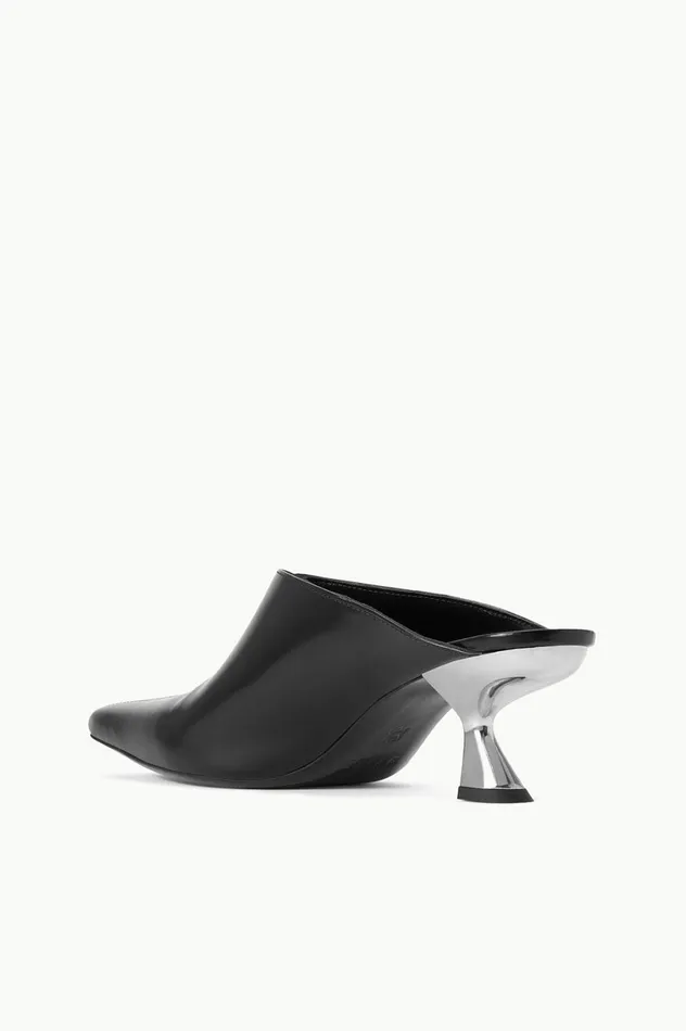 Women Mules and Flats STAUD STAUD JAX MULE BLACK METALS Women Mules and Flats STAUD STAUD JAX MULE BLACK METALS